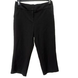 Nicole Miller New York Black Cropped Dress Pants Women’s Size 6